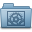 System Preferences Folder Blue Icon 32x32 png